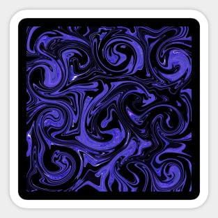 Purple swirls Sticker